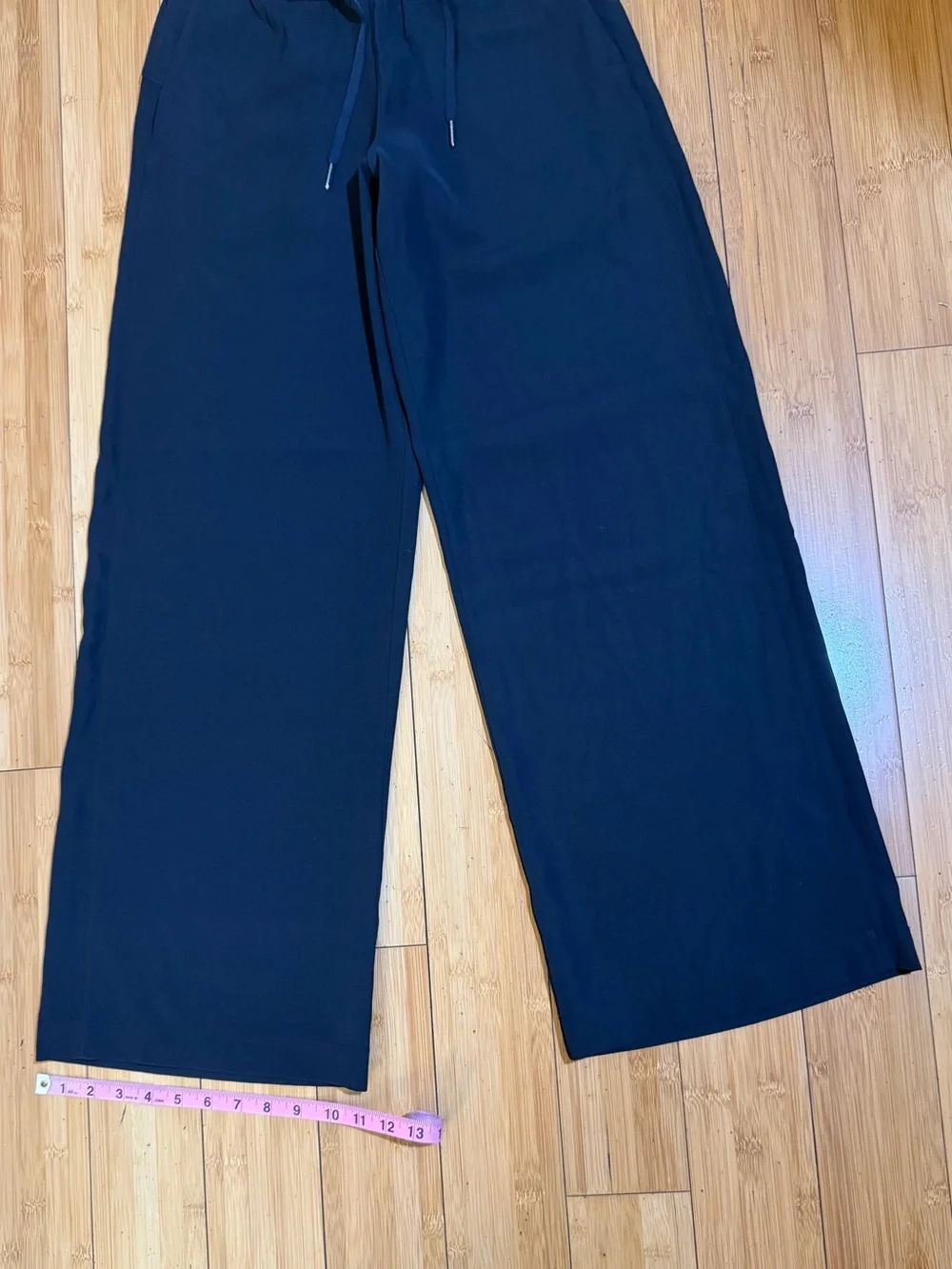 lululemon athletica Black Wide-Leg Drawstring Pants